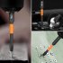 12Pcs PH2 Magnetic Screwdriver Drill Bits 1 4    Hex Shank Strong Magnets Excellent Hardness Impact Driver Bit Set black