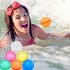 12Pcs Water Balloons Latex Automatic Water Filling Magnetic Suction Water Balls Summer Outdoor Games Random Color