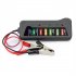 12V 15A 250mm Car Battery Tester Multifunction 6 Led Display Test Alternator Battery Condition