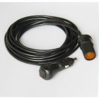 12V 15A Car Cigarette Lighter Socket 3M Extension Cable Auto <span style='color:#F7840C'>Charger</span> Power Adapter Outlet