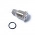 12V 16mm Waterproof Momentary Horns Speakers Bells Metal Push Button Switch LED Working Voltage 12V DC