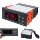 12V 24V 110V 220V STC 1000 Digital Temperature Controller Thermostat NTC K Gray Orange 220V