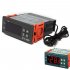 12V 24V 110V 220V STC 1000 Digital Temperature Controller Thermostat NTC K Gray Orange 220V