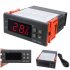 12V 24V 110V 220V STC 1000 Digital Temperature Controller Thermostat NTC K Gray Orange 12V