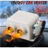 12V 24V 600W 800W Car Heater Portable Temperature Heating Defroster Fogging 2 Holes Autonomous Heater  2 holes 24v