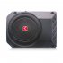 12V Car Audio High power 20Hz 150Hz Frequency 10 Inch Ultra Slim Compact Active Subwoofer System Horn Automobile Black