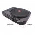 12V Car Audio High power 20Hz 150Hz Frequency 10 Inch Ultra Slim Compact Active Subwoofer System Horn Automobile Black
