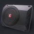 12V Car Audio High power 20Hz 150Hz Frequency 10 Inch Ultra Slim Compact Active Subwoofer System Horn Automobile Black