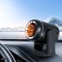 12V Car Heater Fast Heating Heater Windshield Glass Defogger Defroster Portable Dryer White