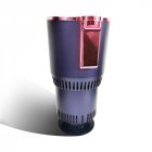 12V Car Heating Cooling Cup 2-in-1 Car Office Cup Warmer Cooler Smart Car Cup <span style='color:#F7840C'>Mug</span> Holder Tumbler Cooling Beverage Drinks Cans purple