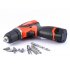 12V Cordless Electric Drill featuring a flashlight  rechargeable 1500mAH battery and 2 speeds for a all in one tool for drilling