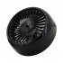 12V Electric Car Fan 360 Degree Rotatable Car Auto Cooling Air Circulator Fan Air outlet   black