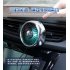 12V Electric Car Fan 360 Degree Rotatable Car Auto Cooling Air Circulator Fan Center console silver   air outlet can be rotated