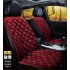 12V Heating Car Seat Cover Front Seat Cushion Plush Heater Winter Warmer Control Electric Heating Protector Pad Love Wine Red Two Seat 12V