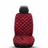 12V Heating Car Seat Cover Front Seat Cushion Plush Heater Winter Warmer Control Electric Heating Protector Pad Love Wine Red Single Seat