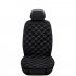 12V Heating Car Seat Cover Front Seat Cushion Plush Heater Winter Warmer Control Electric Heating Protector Pad Love Black Rear 12V