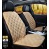 12V Heating Car Seat Cover Front Seat Cushion Plush Heater Winter Warmer Control Electric Heating Protector Pad Love beige Rear 12V