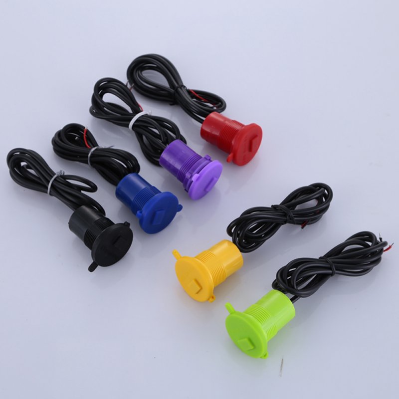 12V Motorcycle Phone Charger Adapter USB Car Charger Universal Application red