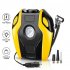 12V Portable Air Compressor Pump Tire Inflator Car Truck Bicycle Supplies Yellow