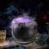 12led Halloween Witch Pot Fog Machine Color Changing Fog Maker Party Props For Halloween Decoration US plug