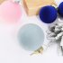 12pcs 6cm Flocked Christmas Balls Shatterproof Christmas Ornaments Baubles Set For Christmas Tree Decorations Style 4