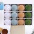 12pcs 6cm Flocked Christmas Balls Shatterproof Christmas Ornaments Baubles Set For Christmas Tree Decorations Style 4