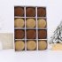 12pcs 6cm Flocked Christmas Balls Shatterproof Christmas Ornaments Baubles Set For Christmas Tree Decorations Style 4