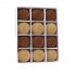 12pcs 6cm Flocked Christmas Balls Shatterproof Christmas Ornaments Baubles Set For Christmas Tree Decorations Style 4
