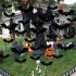 12pcs Halloween Luminous Bat Stickers Reusable Waterproof Wall Decor For Home Decor indoor Party Decorations as shown
