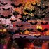 12pcs Halloween Luminous Bat Stickers Reusable Waterproof Wall Decor For Home Decor indoor Party Decorations as shown