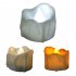 12pcs LED Candle Light Flameless Dropless Battery Powered Electric Candles Lamp For Birthday Wedding Christmas Decor Warm white