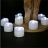 12pcs LED Electronic Candles Lights With Timing Function Flameless Dropless Flickering Tea Lights For Home Party Halloween Xmas Decor cold white flash