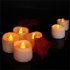 12pcs LED Electronic Candles Lights With Timing Function Flameless Dropless Flickering Tea Lights For Home Party Halloween Xmas Decor cold white flash