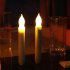 12pcs Led Electronic Candle Lights Flameless Decorative Lamp For Wedding Birthday Christmas Party Accessories yellow flashing Short 2 x 11 5cm