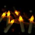 12pcs Led Electronic Candle Lights Flameless Decorative Lamp For Wedding Birthday Christmas Party Accessories yellow flashing Short 2 x 11 5cm