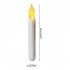 12pcs Led Electronic Candle Lights Flameless Decorative Lamp For Wedding Birthday Christmas Party Accessories yellow flashing Short 2 x 11 5cm