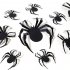 12pcs PVC Wall  Stickers 3d Halloween Spider Ghost Festival Venue Decoration black