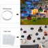 12pcs Reusable Luminous Pumpkin Wall Sticker For Halloween Party Refrigerator Door Mailbox Decor as shown