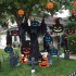 12pcs Reusable Luminous Pumpkin Wall Sticker For Halloween Party Refrigerator Door Mailbox Decor as shown