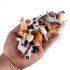 12pcs Simulation Mini Farm Animals Figures Realistic Poultry Model Ornaments Learning Educational Toys For Kids Gifts 12pcs