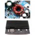 12v 1200w Car Audio Amplifier Board 20hz 250hz Powerful Subwoofer Speakers Player Module Black