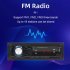 12v Car Bluetooth compatible Mp3 Player Multimedia Stereo Fm Radio Receiver Steering Wheel Remote Control Support U Disk Swm 1428 black