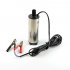 12v Dc Electric Submersible Pump Fuel Transfer Pump Stainless Steel Shell 33l min for Pumping Oil Water