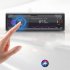 12v Multimedia Car  Mp3 Playe Bluetooth compatible Hands free Fm Car Radio Colorful Light Sound Central Control Modification black