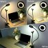 12w Led Ring Fill Light 3 Adjustable Levels Mobile Phone Bracket Desktop Clip Light For Selfie Beauty black