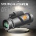 12x50 Single Tube Binoculars Zoom Monocular Vocal Concert Telescope Pocket Hunting Scope Optical Prism Scope Monocular