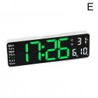 13 Inch Large Led Digital Wall Clock Simple Hanging Remote Display