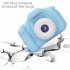 13 Million Pixel Kids Digital Video Camera Mini Rechargeable Toddler Smart Camcorder X2s Upgrade Version blue