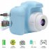 13 Million Pixel Kids Digital Video Camera Mini Rechargeable Toddler Smart Camcorder X2s Upgrade Version blue