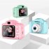 13 Million Pixel Kids Digital Video Camera Mini Rechargeable Toddler Smart Camcorder X2s Upgrade Version blue